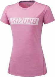 Mizuno Impulse Core Graphic T-shirt damski - różowy,