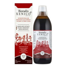 Bioradix Xenico Żelazo w płynie z ekologicznym miodem