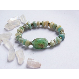 Pakamera UNIKAT - chryzopraz, amazonit, piryt