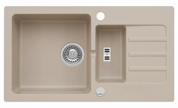 Zlewozmywak Granitowy MALIBU 80 jasny beż (90)