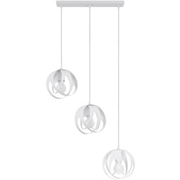 Sollux SL.1085 lampa wisząca TULOS 3L weiss Stahl