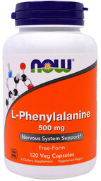 NOW L-Phenylalanine 500mg 120vegcaps