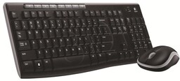 Logitech Klawiatura membranowa MK270 920-004508 (USB (Radio 2.4