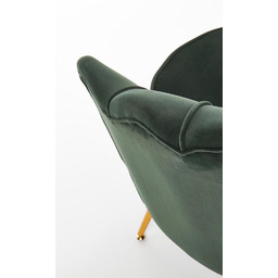 Fotel wypoczynkowy tapicerowany zielony Amorinito