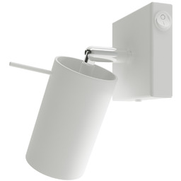 Ring biały z włącznikiem - Sollux Lighting -