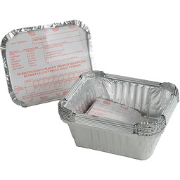 Homéa, Zestaw 10 tacek aluminiowych 0,5 l 15