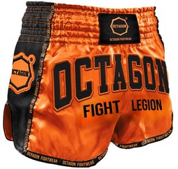 Octagon Spodenki Kickboxing/Muay Thai Fight Legion Orange