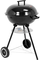 GRILL WĘGLOWY OKRĄGŁY Z POKRYWĄ, 41CM