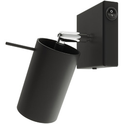 Ring czarny z włącznikiem - Sollux Lighting -