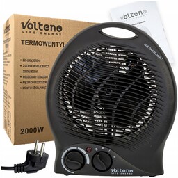 Termowentylator Farelka Grzejnik Elektryczny 2000W 3 Poziomy