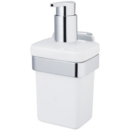 Dozownik do mydła Bisk Tore 200 ml, chromowany