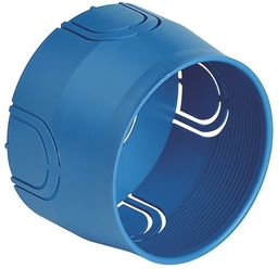 Puszka montażowa podtynkowa ø 60mm niebieska
