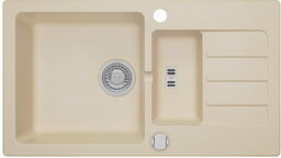 Zlewozmywak Granitowy MALIBU 80 Beżowy
