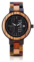 Zegarek drewniany Niwatch COLOUR - tarcza 38 mm