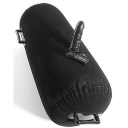 Erotyczny czarny fotel z wibratorem