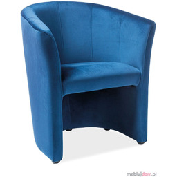 Fotel TM-1 Velvet Signal Bluvel 86 granat