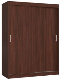 Szafa przesuwna do sypialni, NOTTE, 150x60x200 cm, wenge,