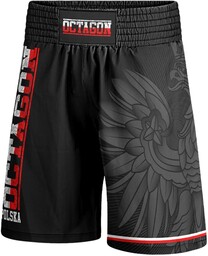 Octagon Spodenki Bokserskie Polska Biało Czerwony