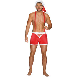 Komplet Mr Claus Czerwony