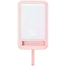 USAMS XM Series Magnetic CD219 10000mAh 20W Różowy