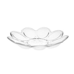 FLORINA Talerz do jaj Jasło szklany 21,5 cm