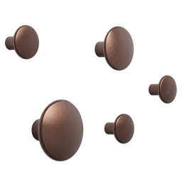 Muuto DOTS Wieszak Metalowy - Zestaw 5 Metalowych