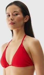 Góra od bikini damska 4F 4FWSS24UBKBF043-62S Czerwony