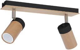 MILAGRO MLP9014 Lampa sufitowa BARON BLACK 2xGU10