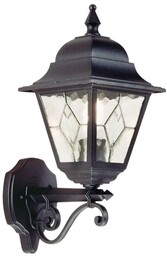 Elstead Lighting Kinkiet zewnętrzny Norfolk NR1-BLK klasyczna oprawa