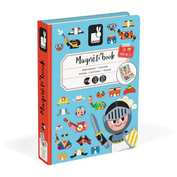 Janod, układanka Magnetibook Kostiumy