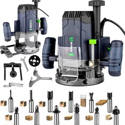 Frezarka Do Drewna Górnowrzecionowa Frezy 12 szt. Zestaw