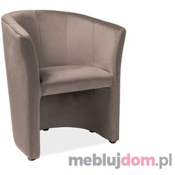 Fotel TM-1 Velvet Signal Bluvel 28 beżowy