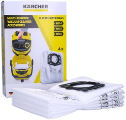Worki Do Odkurzacza Karcher Wd 4 Oryginalne 4Szt