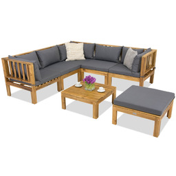 Meble ogrodowe Brunei Corner 5 + pufa Garden