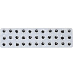 Glorex 6 2249 421 - Ruchome oczy, okrągłe,