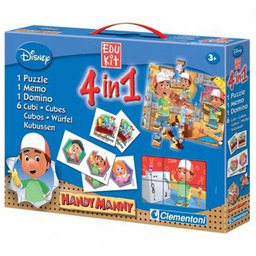 Clementoni 12666 Puzzle Klocki Domino Handy