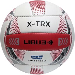 Piłka siatkowa Ligue X-TRX white-silver-red