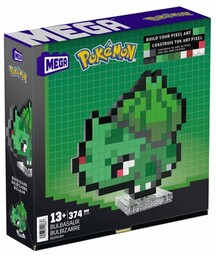 MEGA Klocki plastikowe Pokémon Pixel Bulbasaur HTH75