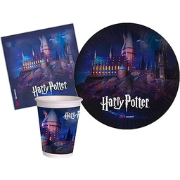 Ciao Zestaw obiadowy Harry Potter (talerze, kubki, serwetki),