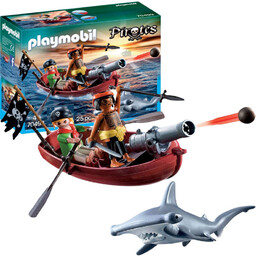 Playmobil Piraci Łódź Piracka z Armatą 70493