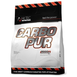 HI TEC, Odżywka białkowa, Carbo PUR, 3000g, pomarańcza