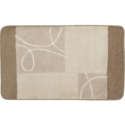 Kleine Wolke dywanik łazienkowy Curly jasnoszary 60 x