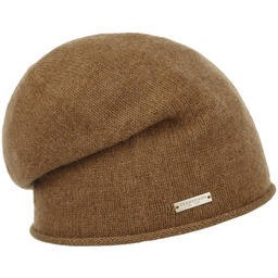 Czapka Kaszmirowa Headsock by Seeberger, brązowy, One Size