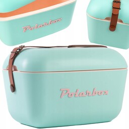 Lodówka Turystyczna 20L Exlisive Polarbox Turkusowa Stylowa Retro