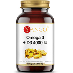 YANGO Omega 3 D3 4000 IU 60caps