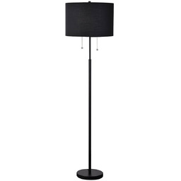 Lampa stojąca Fogo 2xE27 czarna LP-0304/2F BK -