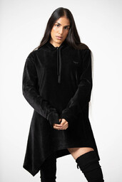 bluza damska KILLSTAR - NIGHT SPRAWL, z kapturem-XL