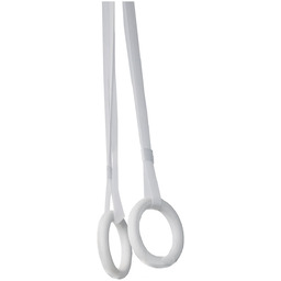 kółka gimnastyczne drewniane dla dorosłych biały