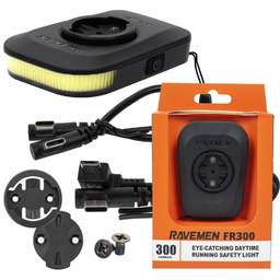 Ravemen Lampka przednia FR300, 300 lumenów, czarna