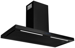 TOFLESZ Okap przyścienny 120cm ETNA LUX czarny mat